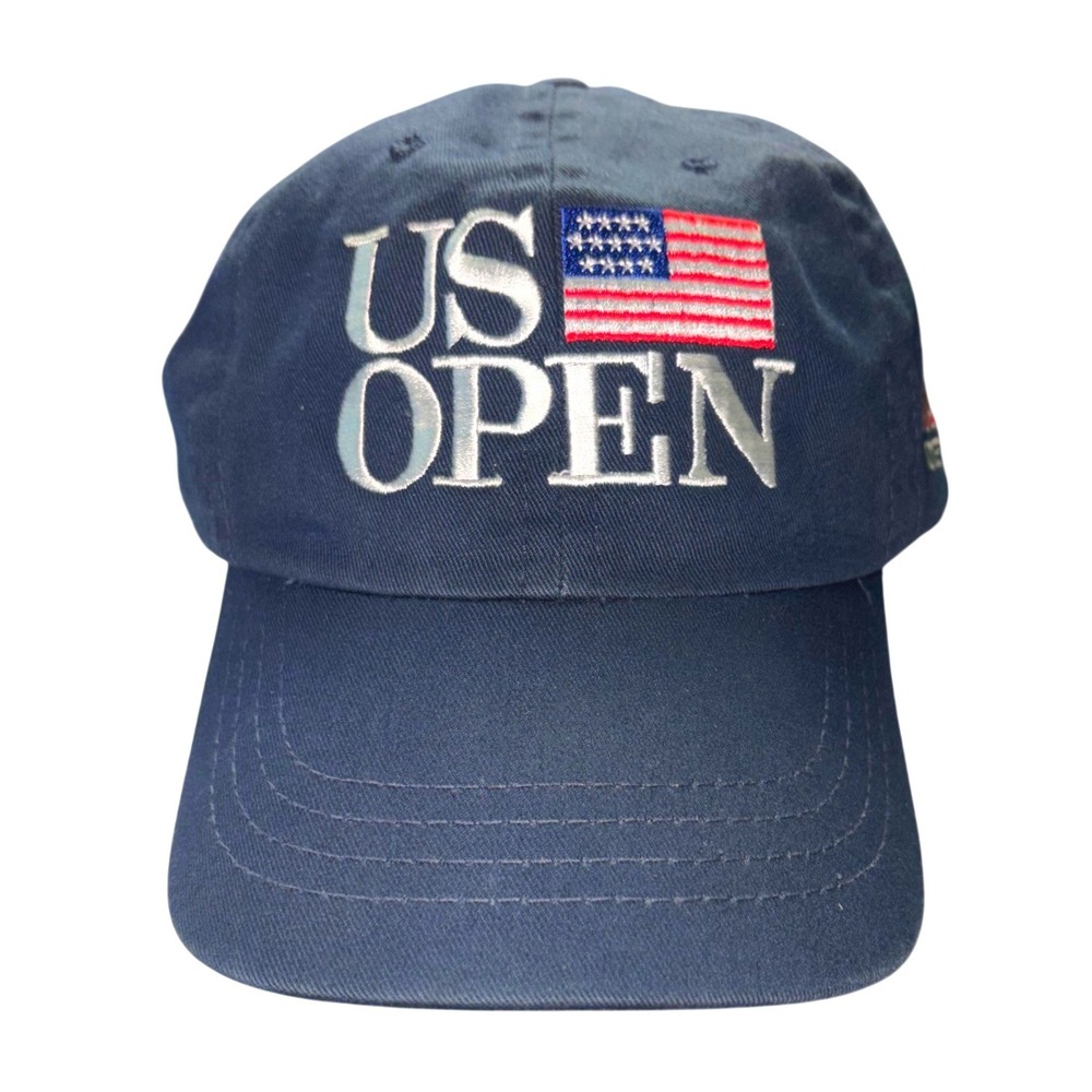 Imperial US Open 2000 Pebble Beach Golf Links Hat Navy Blue USA Made 100th VTG
